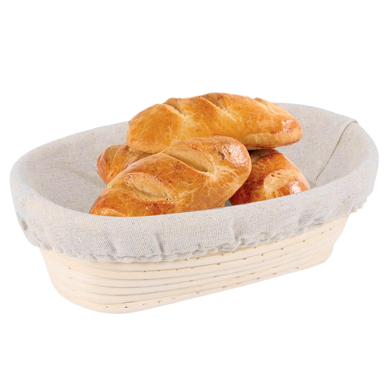 Proofing Basket Banneton - سلة تخمير الخبز المصنوعة يدويًا من