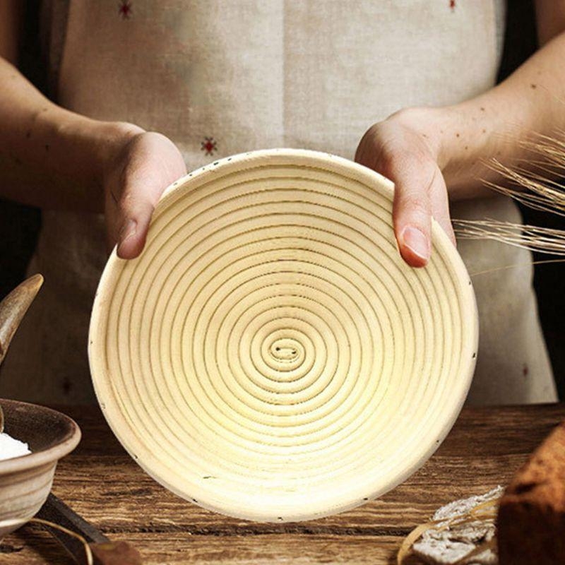 Proofing Basket Banneton - بطانة قماش عازلة من بروتفورم، غطاء