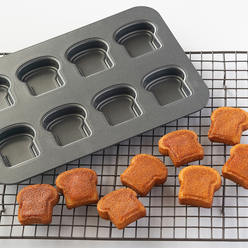 8 تجويف خبز التوست نمط الكربون - مراجعة Kitchen And Baking Equipment وسعره