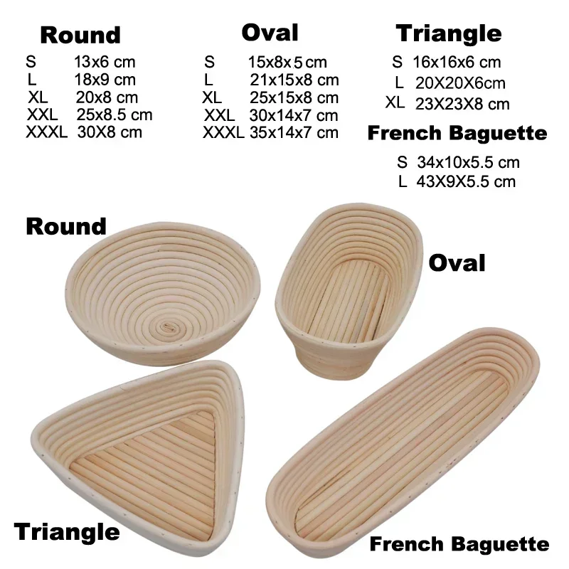 الروطان الخبز التدقيق سلة سلة  - مراجعة Proofing Basket Banneton وسعره