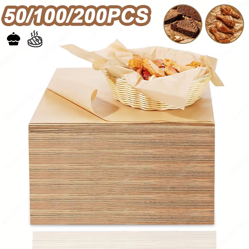 50/100/200 قطعة ورق الخبز ورق  - مراجعة Kitchen Baking Mat وسعره