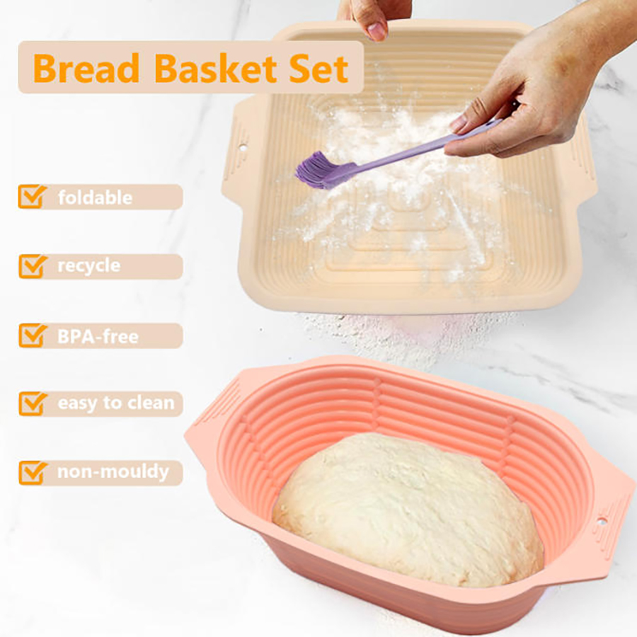 سلة تدقيق الخبز من السيليكون،  - مراجعة Proofing Basket Banneton وسعره