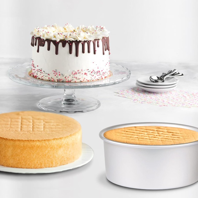 مجموعة من 4 قوالب كيك دائرية،  - مراجعة Mini Kitchen Baking وسعره