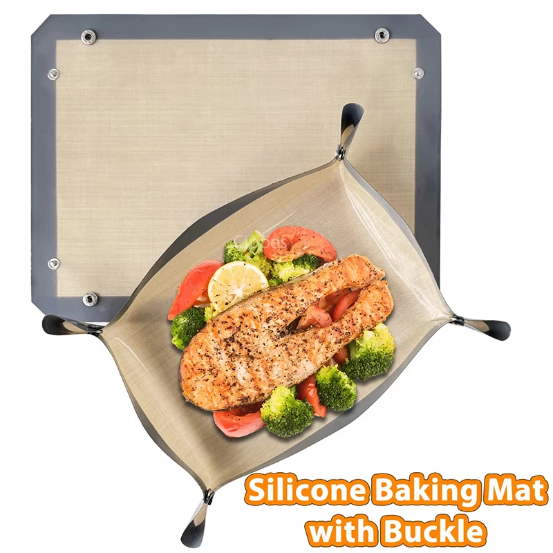 حصيرة شواء سيليكون قابلة للطي، - مراجعة Kitchen Baking Mat وسعره